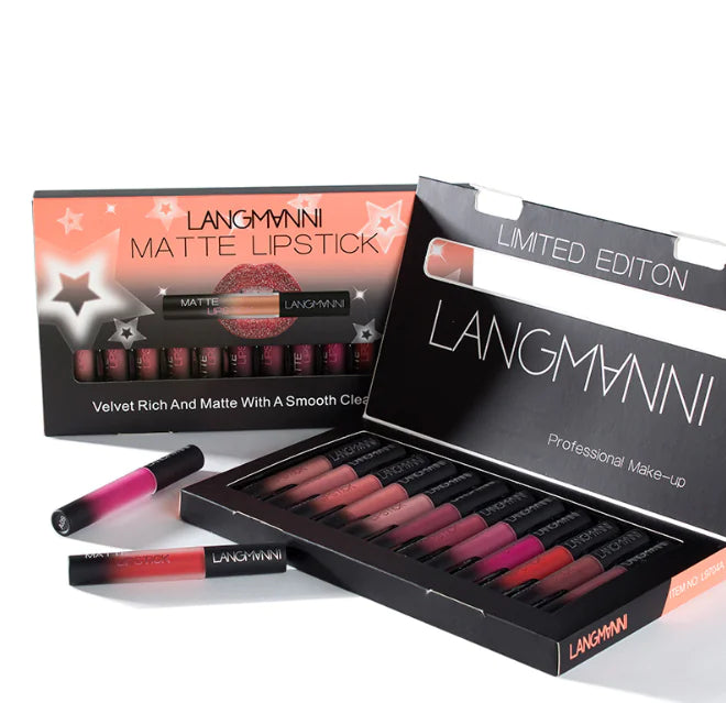 Waterproof Long-lasting Matte Velvet Lipstick Set