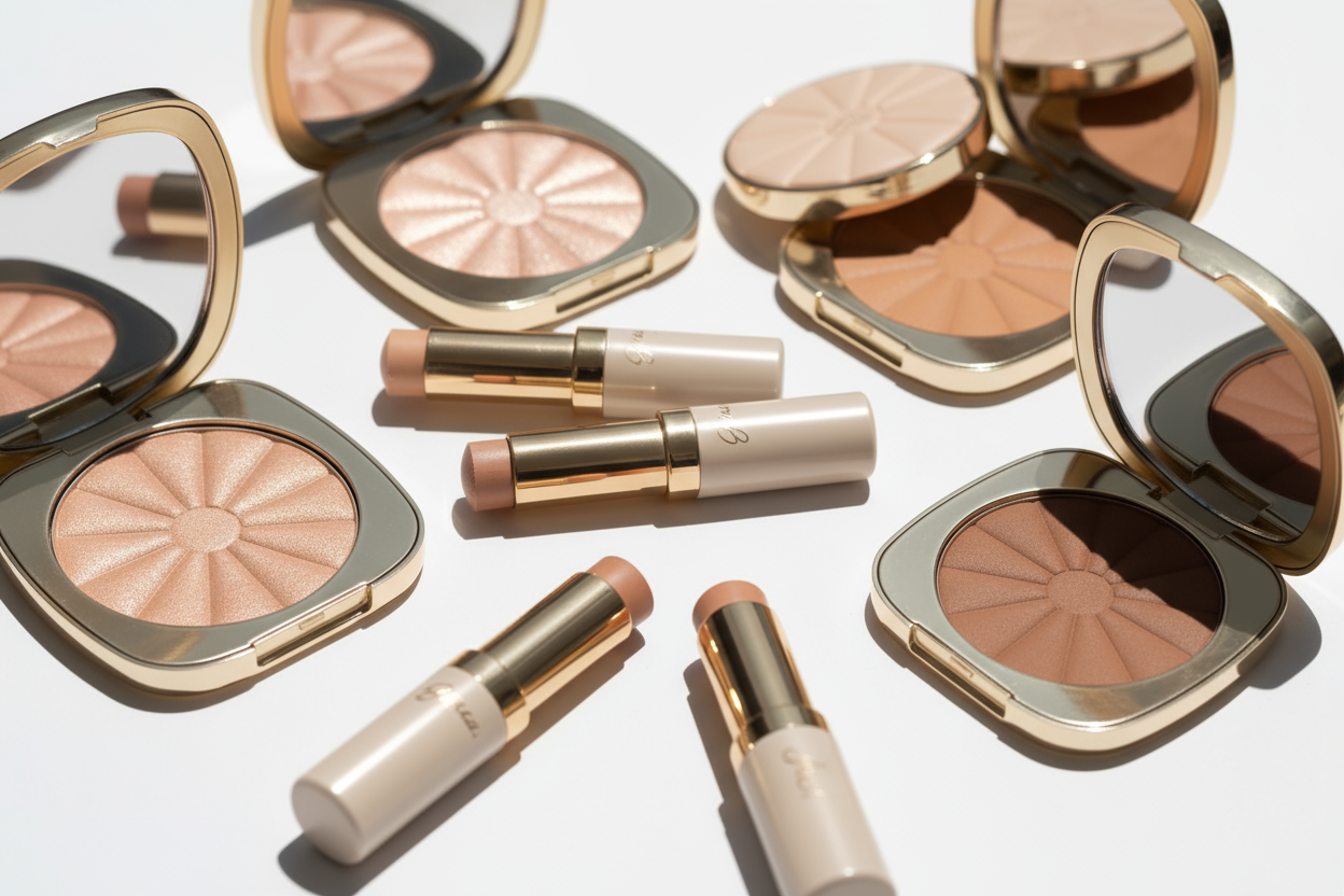 Define, sculpt, and glow! Our contour kits and highlighters bring your features to life with professional-grade pigments that enhance your natural beauty and deliver that radiant finish.