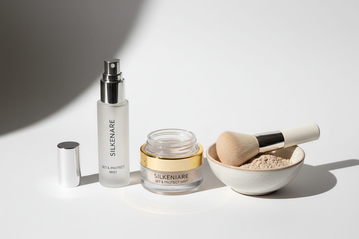 Lock in your look all day long with our setting powders and sprays. Lightweight, oil-control formulas ensure your makeup stays flawless — no creasing, no shine, just perfection.