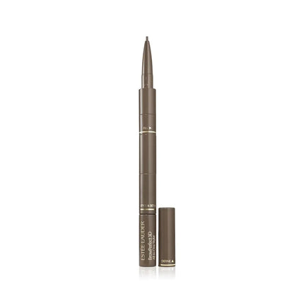 Estée Lauder BrowPerfect 3D All-In-One Styler with Eyebrow Gel Pencil & Powder plus Spooled Brush Light Brunette