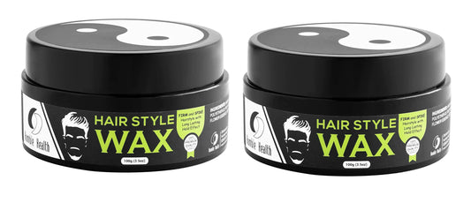 Humble Health (2-Pack) Dao Hair Styling Wax - Natural Look - Extra Strong Hold - Matte/Low Shine - Premium Styling Putty - Easy to Wash 100g (3.5oz)
