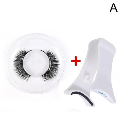 1pair Magnetic Eyelashes Handmade 3D Natural Magnetic False Eyelashes Reusable Magnetic Eyelashes Tweezers Set Wholesale
