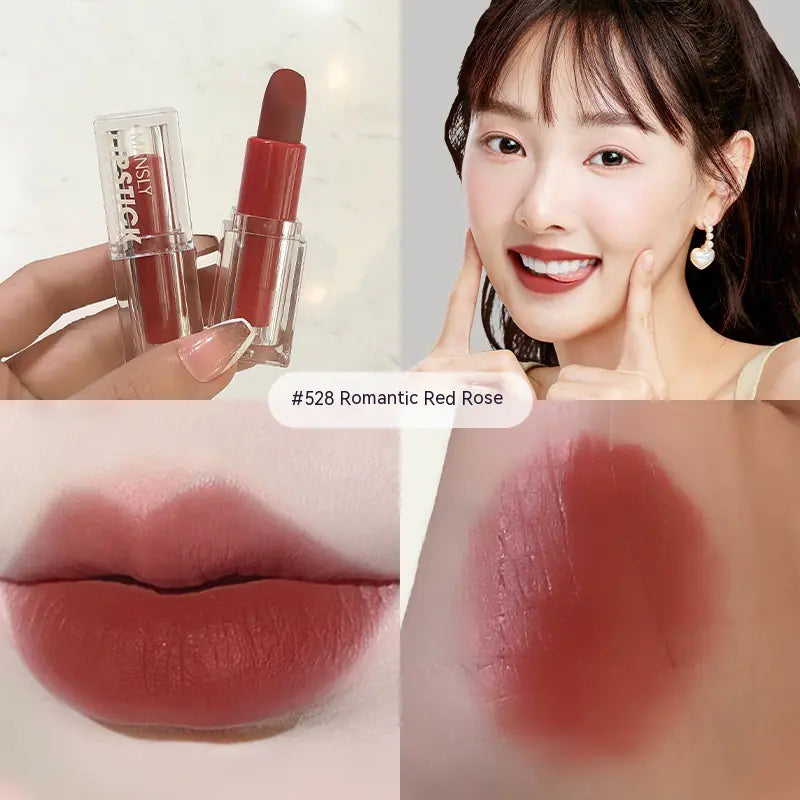 Velvet Matte Lipstick - No Stain, Long-Lasting Formula