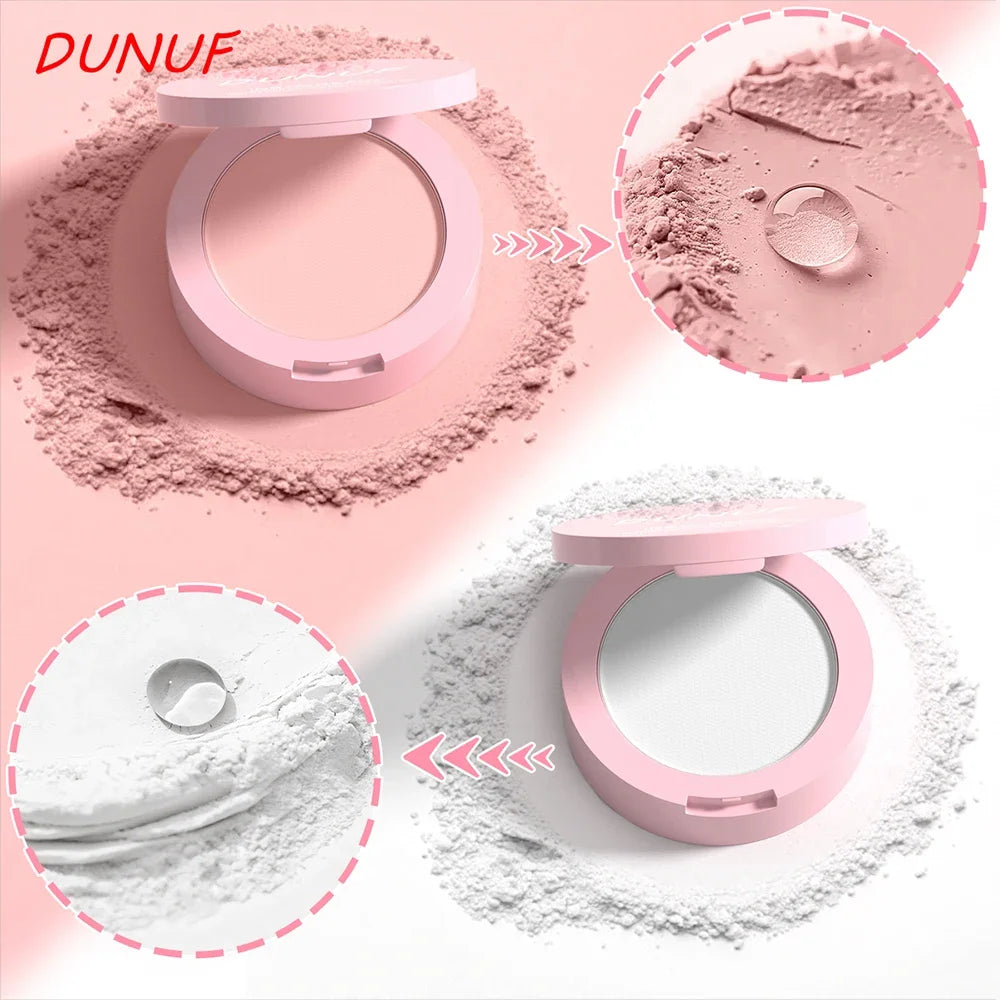 Oil Control Loose Powder Invisible Pores Matte Finish 2In1 Pressed Setting Powder Waterproof Smooth Face Under Eye Long Lasting