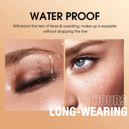 16 Vibrant Metallic Eyeshadow Sticks Waterproof Long Lasting Satin Finish Professional Makeup Pencil Set 8 Colors